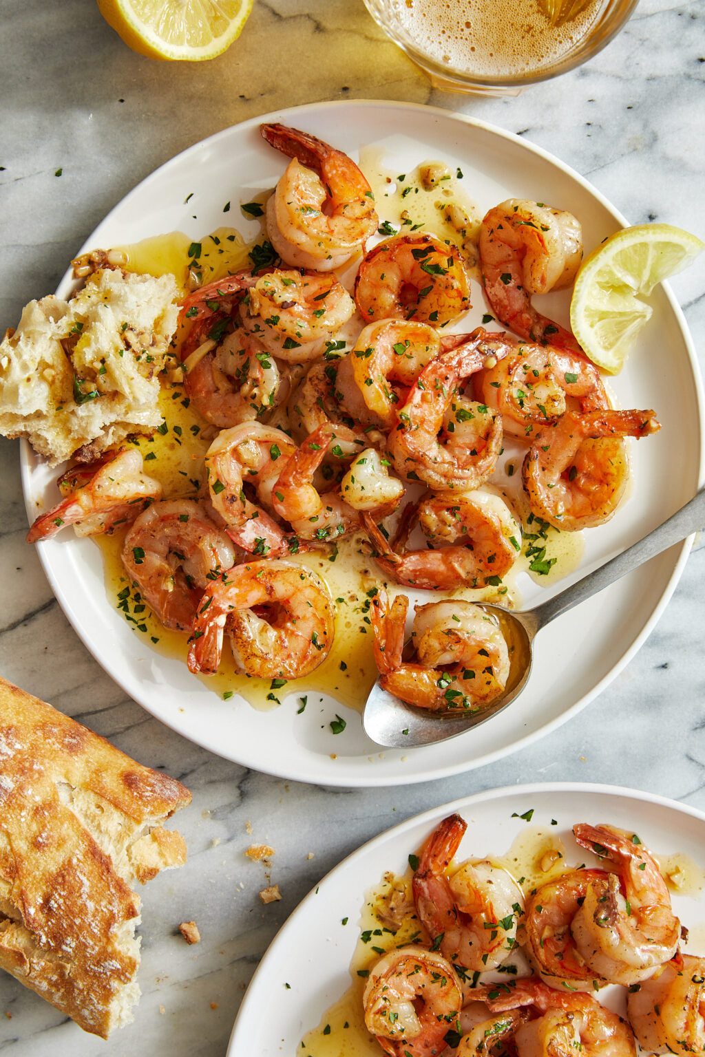 Garlic Butter Shrimp—An amazing flavor combination of garlicky, buttery goodness – so elegant and easy to make in 20 min or less!