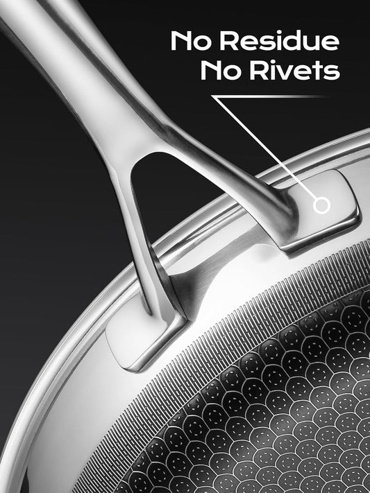 Kobachcookware 12" Hybrid Wok with Lid