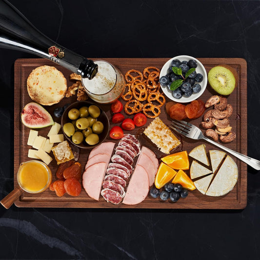 Black Walnut Wood Cutting Board – 11"x17" Durable