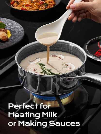 Kobachcookware 8 Quart Stainless Steel Stock Pot With Lid, 6pc