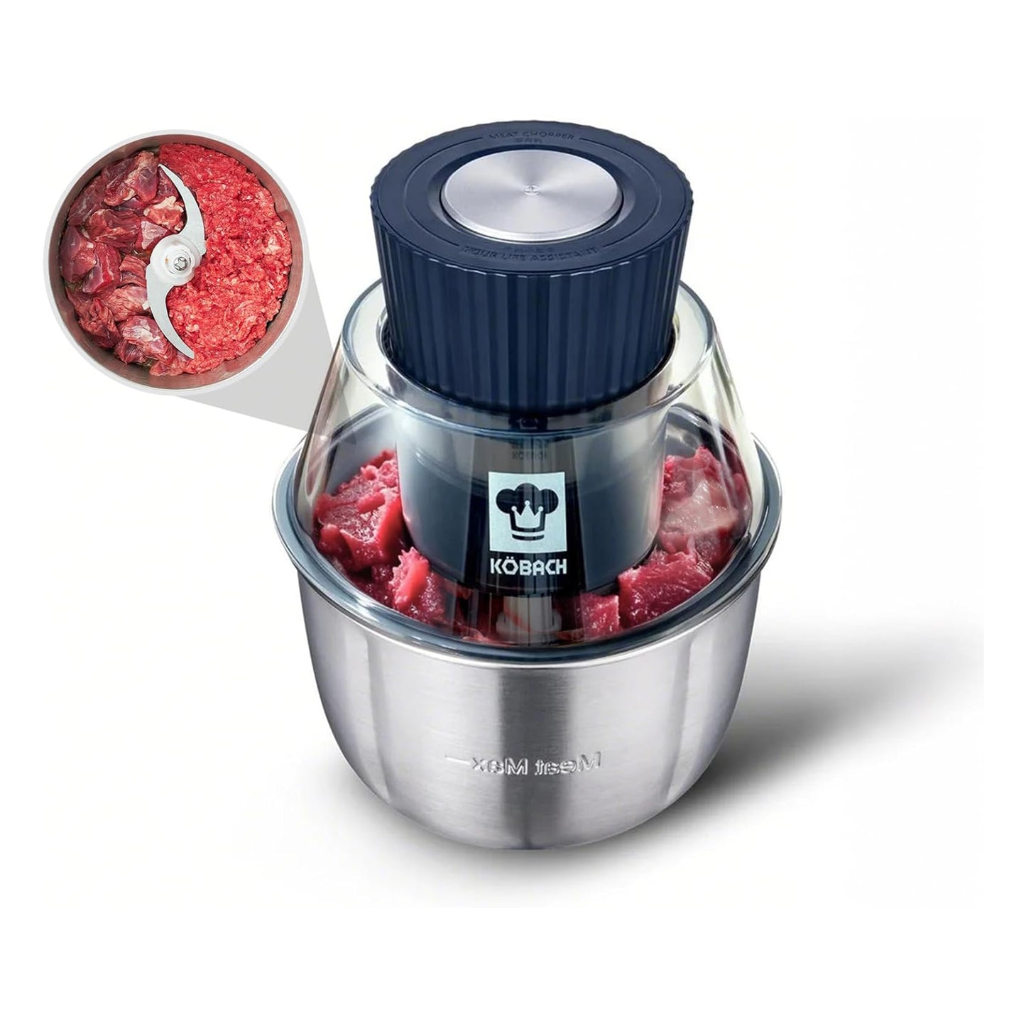 Kobachcookware Electric Meat Grinder，1.9 Qt