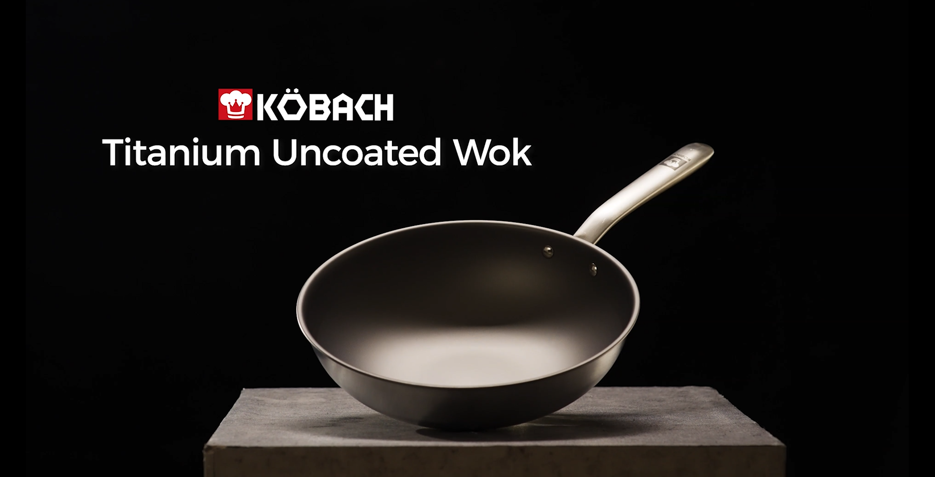 Load video: Titanium Uncoated Wok